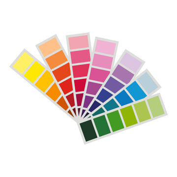 designer color swatches drawing tool vector illustration