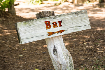Schild 263 - Bar