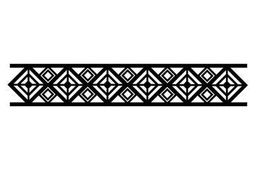 victorian line border style vector illustration design