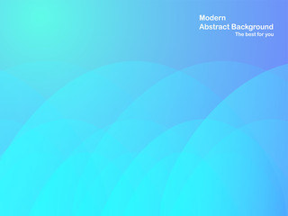 Abstract geometric blue background with copy space. Template design in gradient trend for cover, business presentation and web banner.