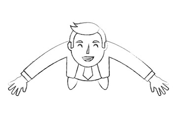 photographer holding camera taking picture top view vector illustration sktech