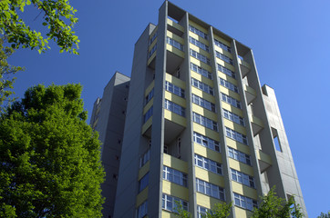 Fototapeta premium Berlin Architektur Wohngebäude