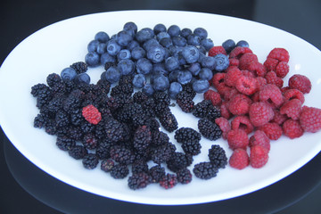 Blackberry, raspberry, blueberry,  fruit, São Paulo, Brazil