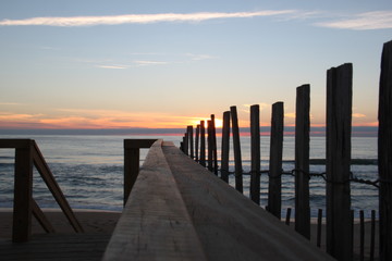 Sonnenuntergang am Strand
