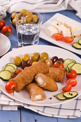 Bifteki greek meatballs.