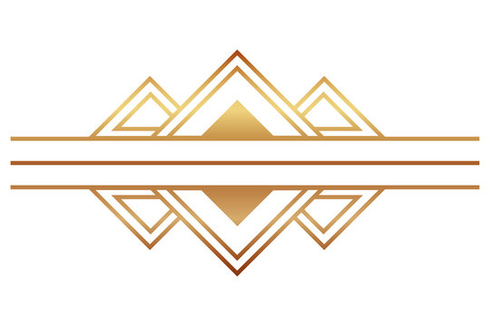 recommend clip art: border ornate decoration vintage art deco vector illustration