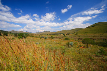 View over the Highveld Plateau in the Blyde River Canyon, Mpumalanga district of South Africa