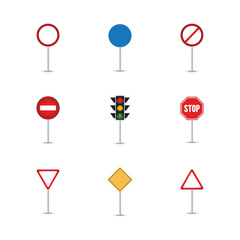 Traffic sign graphic template