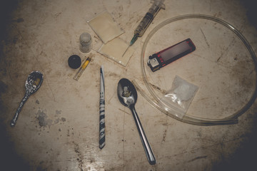 Drug paraphernalia,Flakka drug or zombie drug is dangerous life-threatening,Thailand no to drug...
