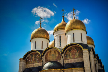 Fototapeta na wymiar Russia, Moscow, Dormition Cathedral