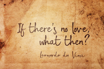 If no love Leonardo