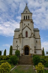 Fototapeta na wymiar St. Michal church in Surice, Slovakia