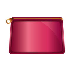 cosmetic makeup purse accessory female vector illustration