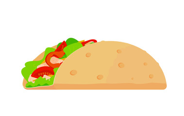 Mexican traditional food. Taco