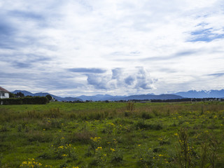 Paisaje en Molnes en Møre og Romsdal, Noruega, verano de 2017