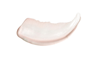 Abstract acrylic color brush stroke. Isolated.