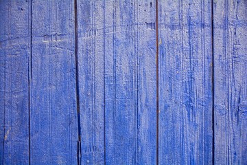 Fototapeta na wymiar Holz Textur Hintergrund - Holzbretter blau