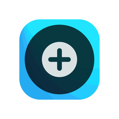 Fototapeta premium Creative App Button