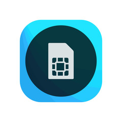 Fototapeta premium Creative App Button