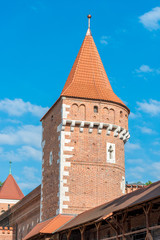 Fototapeta premium Tower of the Florian Gate, architecture of the city of Krakow, Poland