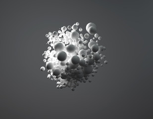 boiling white balls 