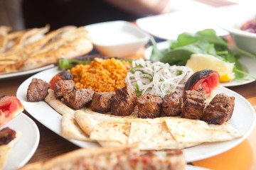 turkish shish kebab