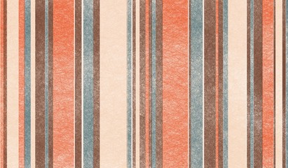 retro color palette background design with abstract thin and thick striped vertical lines with rough texture in brown orange beige and blue vintage color tones © Attitude1