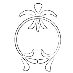 cover frame victorian style vector illustration design