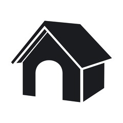 Vector illustration of pet products booth