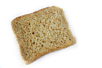 Toast isolated on white
