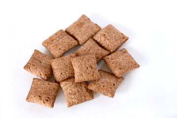 Cereals isolated on white