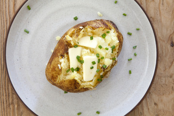 Baked Potato with Butter