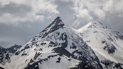 Blick auf Sonnwelleck und Fuscherkarkopf