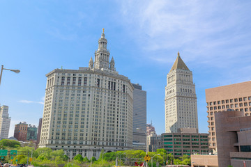 The David N. Dinkins Municipal Building in Manhattan, NYC