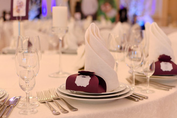 Luxury, elegant wedding reception table arrangement
