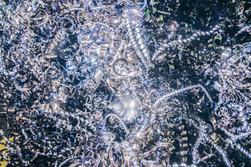 silver metal background