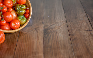 Background de Variedad de Tomates