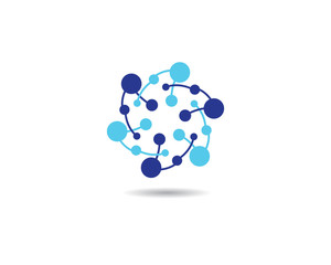 Molecule vector icon