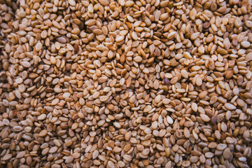 full frame shot of sesame seeds