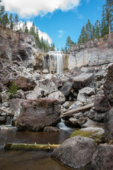 Paulina falls in central Oregon with long exposurre.