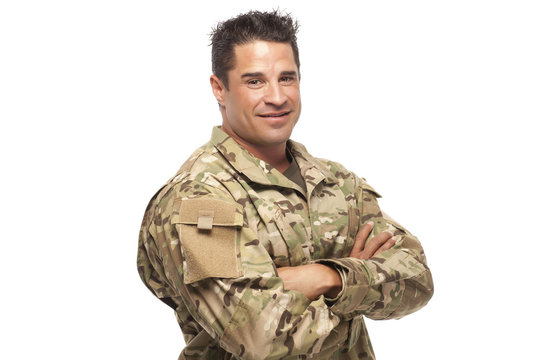 Smiling Army Soldier