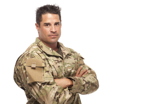 Portrait of Army Soldier