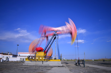 Fototapeta premium The oil pump