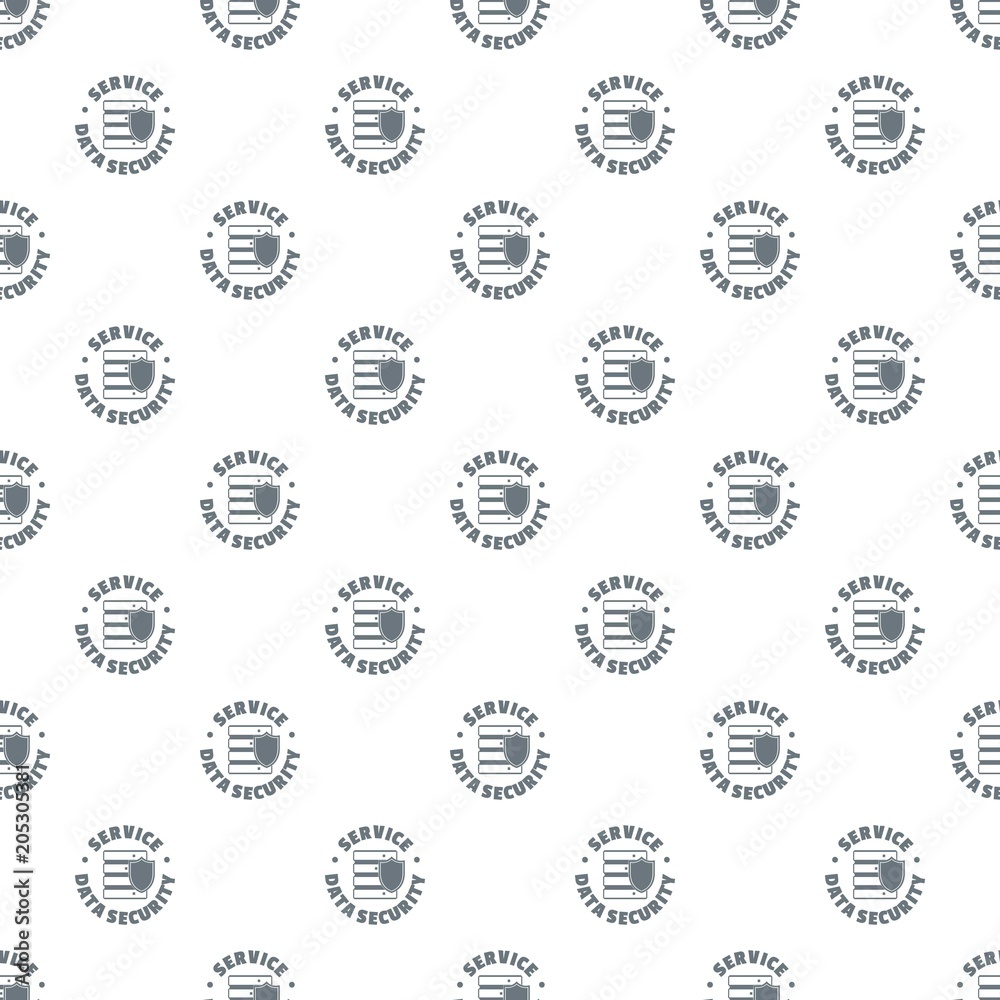 Poster service data security pattern vector seamless repeat for any web design