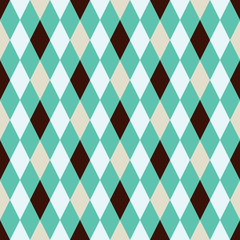 Seamless argyle pattern background