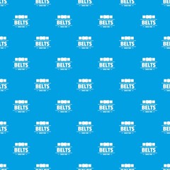 Belt pattern vector seamless blue repeat for any use