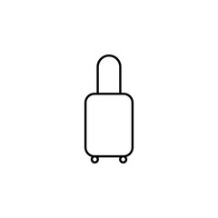 suitcase icon. Element of simple travel icon for mobile concept and web apps. Thin line suitcase icon can be used for web and mobile