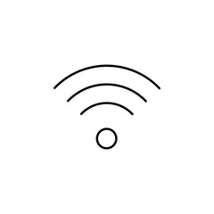 radio signal icon. Element of simple travel icon for mobile concept and web apps. Thin line radio signal icon can be used for web and mobile