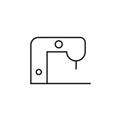 Fototapeta premium weaver's machine icon. Element of simple web icon with name for mobile concept and web apps. Thin line weaver's machine icon can be used for web and mobile