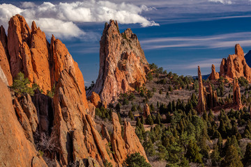 MARCH 8, 2017 GARDEN OF THE GODS, COLOARDO SPRINGS, CO, USA - a National Natural Landmark features...